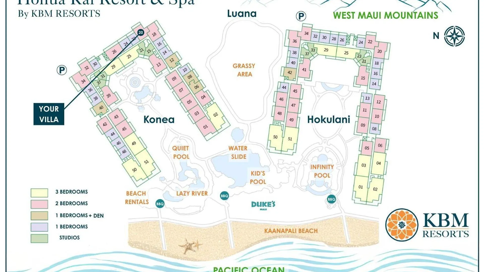 Kbm Resorts Free Car Honua Kai Konea Hkk-820 Spacious And Perfect For Families Kaanapali Apartman